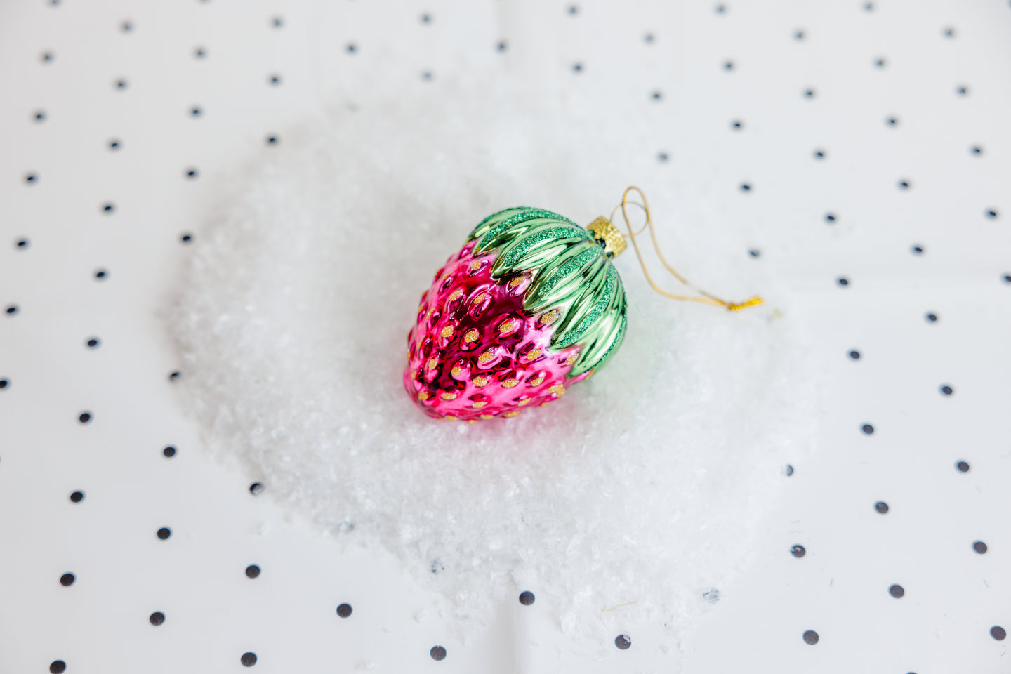 Vintage Strawberry Ornament